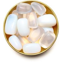 Opalglas Trommelsteine | Kryolithglas von Kristallwald