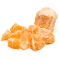 Orangencalcit Extra Qualität | Calcit Orange Rohsteine Wassersteine Dekosteine Edelsteine von Kristallwald