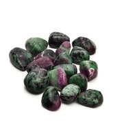 Rubin in Zoisit Trommelsteine | Anyolith Rubinzoisit Zoisitfels Edelsteine von Kristallwald