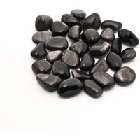 Silberobsidian Trommelsteine A Qualität | Silberscheinobsidian Edelsteine von Kristallwald