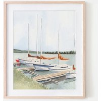 Suttons Bay | Städte Von 22 Kunstdruck von KristinMacDesign