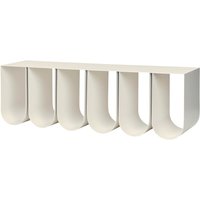 Kristina Dam Studio - Curved Wandregal, beige von Kristina Dam Studio