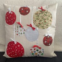 Weihnachtlicher Kissenbezug, 50x50cm von KristyBittersweetAU