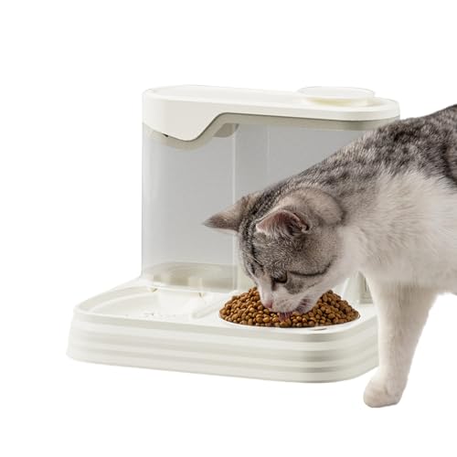 Krmoau Automatischer Hundefutterautomat | Automatisches Futter- Und Wassernapf Set Für Hunde - Haustiernapf Mit Wasserversorgung Für Zuhause & Urlaub Krmoau Automatischer Hundefutterautomat | Automatisches Futter- Und Wassernapf Set Für Hunde - Haustiernapf Mit Wasserversorgung Für Zuhause & Urlaub von Krmoau