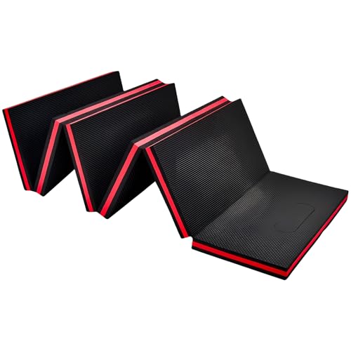 Krmoau Eva Mechaniker Matte,Klappbare Garage Boden Knieschutzmatte Für Werkstatt - Komfortable Multifunktions-Knieschoner Matte Für Garage Garten Gartenarbeit von Krmoau