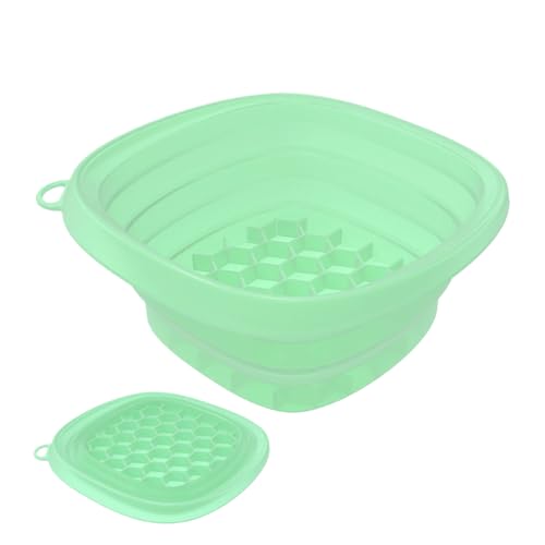 Krmoau Gesichtsschale Für | Gesichts Tauchschale | Silicone Wiederverwendbare Faltbare Kühlwaschschüssel Mit würfelablage Für Gesichtspflege Spa Küche Haushalt Krmoau Gesichtsschale Für | Gesichts Tauchschale | Silicone Wiederverwendbare Faltbare Kühlwaschschüssel Mit würfelablage Für Gesichtspflege Spa Küche Haushalt von Krmoau