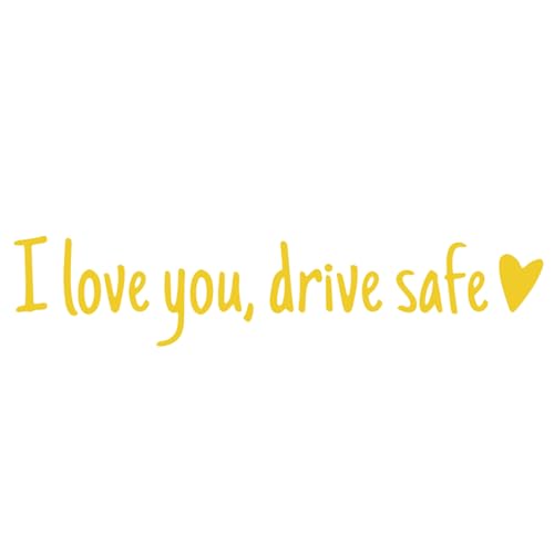 Krmoau I Love You Drive Safe, Auto Aufkleber Spiegel Außen Ich Liebe Dich, Autofensterabziehbilder Für Frauen, Ich Liebe Dich, Fahre Safe Emblem Labels Für LKW Krmoau I Love You Drive Safe, Auto Aufkleber Spiegel Außen Ich Liebe Dich, Autofensterabziehbilder Für Frauen, Ich Liebe Dich, Fahre Safe Emblem Labels Für LKW von Krmoau