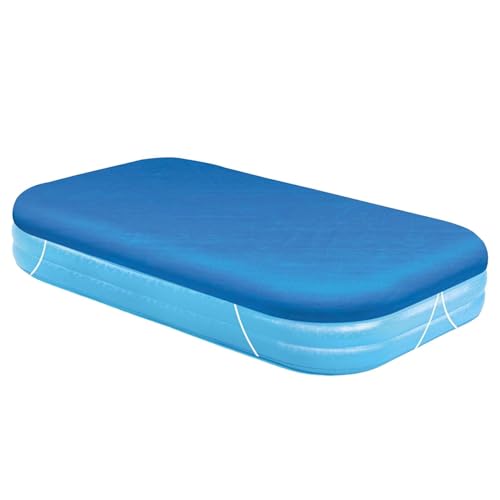 Krmoau Inflatable Swimming Pool Cover | Quadratische Poolabdeckung 120 X 72 Zoll | Wasserdichter Poolschutz | Solar-Poolabdeckung, Hält Das Poolwasser Sauber von Krmoau