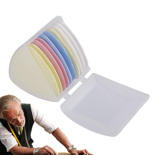 Krmoau Nähstoffkreide, Schneiderkreide, Kleidungs-Tracing-Maker-Tool, löschbare Dreieckskreide, Quiltzubehör für professionelle Schneider, Designer und Schneiderinnen von Krmoau