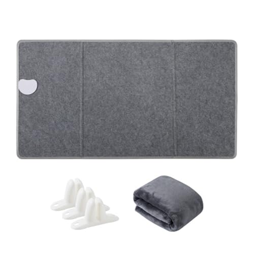 Krmoau Raumheizgerät Unter Dem Schreibtisch, Strahlungsheizer, Elektrischer Fußwärmer Mit Automatischer Abschaltung Und Temperaturregulierung Für Wohnung Wohnzimmer Schlafzimmer Garage von Krmoau