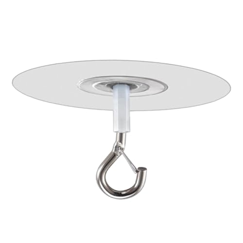 Krmoau Transparente Selbstklebende Deckenhaken, Selbstklebende Wasserfeste Haken Für Die Decke, Heimdekorationswerkzeuge Für Pflanzen, Windspiele, Dekorationen, Luftballons Krmoau Transparente Selbstklebende Deckenhaken, Selbstklebende Wasserfeste Haken Für Die Decke, Heimdekorationswerkzeuge Für Pflanzen, Windspiele, Dekorationen, Luftballons von Krmoau