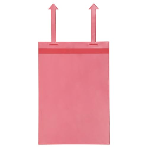 Gitterboxtaschen mit Laschen, A4 hoch, rot,Öffnung: Schmalseite, 25 Stück von Krog