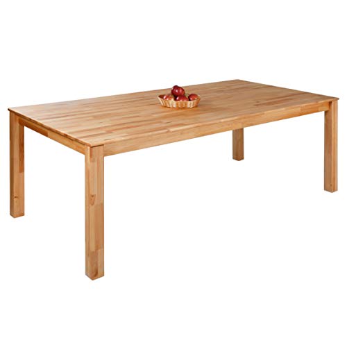 Krok Wood Esstisch Bonn aus Massivholz (Buche, 180x90x75 cm) von Krok Wood