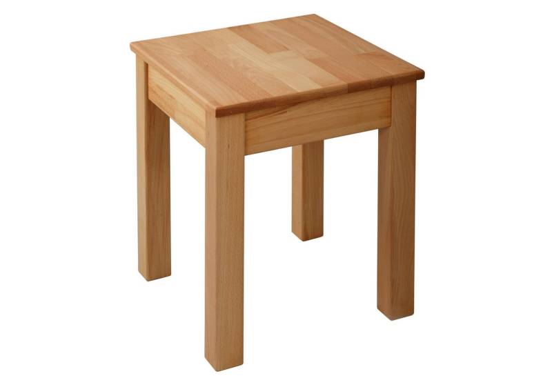 Krok Wood Hocker 1x Hocker Tomas aus Massivholz von Krok Wood