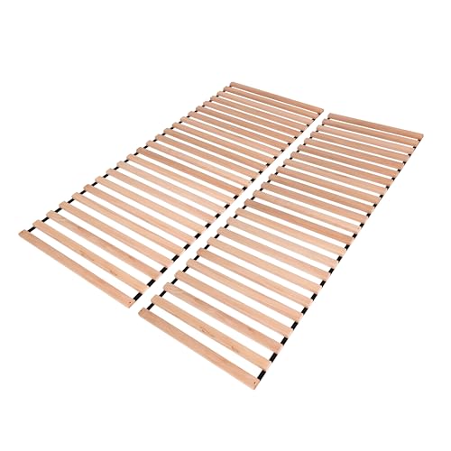 Krok Wood Premium Lattenrost Rollrost mit 20 extra stabilen Leisten aus Massivholz Buche 180x200 cm von Krok Wood