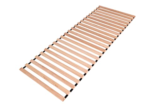 Krok Wood Premium Lattenrost Rollrost mit 23 extra stabilen Leisten aus Massivholz Buche 200x220 cm von Krok Wood