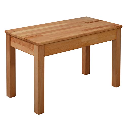 Krok Wood Sitzbank Tomas aus Massivholz (Buche, 70 x 35 x 45 cm) von Krok Wood