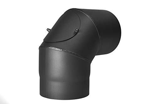 AdoroSol Vertriebs GmbH Rauchrohrbogen Bogen Knie 150mm° gussgrau grau mit Reinigung Tür AdoroSol Vertriebs GmbH Rauchrohrbogen Bogen Knie 150mm° gussgrau grau mit Reinigung Tür von Krokodilzange