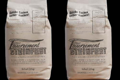 Feuerzement 4 kg STEINFEST feuerfester Zement für Reparaturen und Ofenbau Feuerzement 4 kg STEINFEST feuerfester Zement für Reparaturen und Ofenbau von Krokodilzange