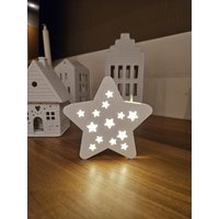 Silikonform Stern Für Raysin Und Andere Gießpulver - Gießform Deko Mit Led-Lichterkette Weihnachtsdeko, Diy Bastelform von Kron3D