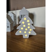 Silikonform Tannenbaum Für Raysin Und Andere Gießpulver - Gießform Deko Mit Led-Lichterkette Weihnachtsdeko, Diy Bastelform von Kron3D