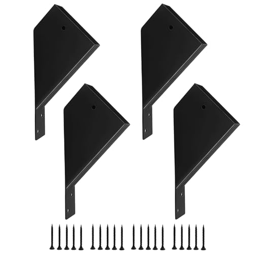 4 Stück 45-Grad-Halterungen für Pergola, robuster Stahl für 4 x 4 oder 4 x 6 Holz, mit Schrauben und Werkzeugen, perfekt für Garten, Pavillon und Schuppen 4 Stück 45-Grad-Halterungen für Pergola, robuster Stahl für 4 x 4 oder 4 x 6 Holz, mit Schrauben und Werkzeugen, perfekt für Garten, Pavillon und Schuppen von Kronabelle