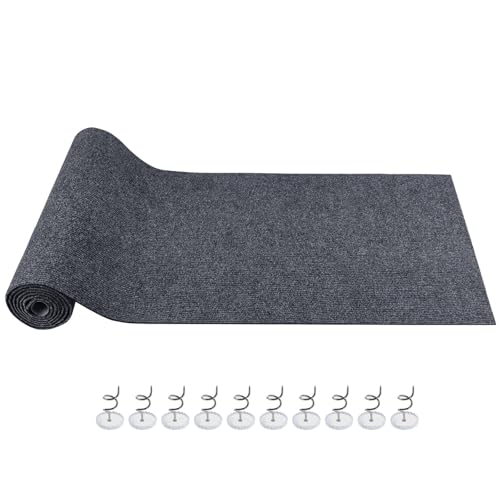 Kronabelle 199,9 x 15,7 cm zuschneidbare Katzenkratzmatte Teppich Klettern Selbstklebende Pad Kratzmatte Kratzmatte mit 10 Schrauben Couch Wand Möbel Schutz für und DIY Pfosten Baum Regal Oberflächen von Kronabelle