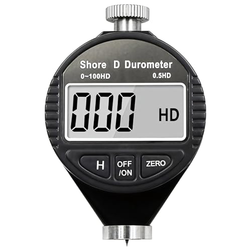 Kronabelle Härtemessgerät Tragbar und Präzise, Digitales Durometer, 0-100Hd Härte-Test-Kit für Gummi, Reifen, Silikon, Kunststoff, ABS-Körper, Design Kompakt, mit Etui Kronabelle Härtemessgerät Tragbar und Präzise, Digitales Durometer, 0-100Hd Härte-Test-Kit für Gummi, Reifen, Silikon, Kunststoff, ABS-Körper, Design Kompakt, mit Etui von Kronabelle