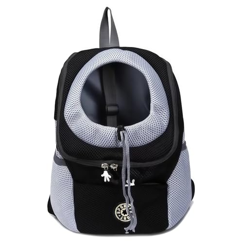 Kronabelle Hundetragerucksack, Netz-Belüftung, verstellbare Riemen, sicheres Reißverschluss-Design, reflektierende Riemen, für kleine Hunde, Haustiere 3-7 kg, Oxford-Gewebe Kronabelle Hundetragerucksack, Netz-Belüftung, verstellbare Riemen, sicheres Reißverschluss-Design, reflektierende Riemen, für kleine Hunde, Haustiere 3-7 kg, Oxford-Gewebe von Kronabelle
