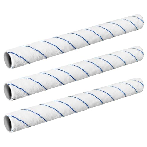 Kronabelle Kurzflor-Farbrollen, 3 blaue Streifen, Polyester-Konstruktion plus Aluminiumlegierung, einfache Wartung, geeignet für halbraue Oberflächen, breite Verwendung für Farben Kronabelle Kurzflor-Farbrollen, 3 blaue Streifen, Polyester-Konstruktion plus Aluminiumlegierung, einfache Wartung, geeignet für halbraue Oberflächen, breite Verwendung für Farben von Kronabelle