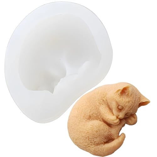 Kronabelle Niedliche Katzenform, leicht zu lösen, hochwertig, detailliertes Silikon, Katzenharz-Form, Silikonform zum Basteln und Backen Kronabelle Niedliche Katzenform, leicht zu lösen, hochwertig, detailliertes Silikon, Katzenharz-Form, Silikonform zum Basteln und Backen von Kronabelle