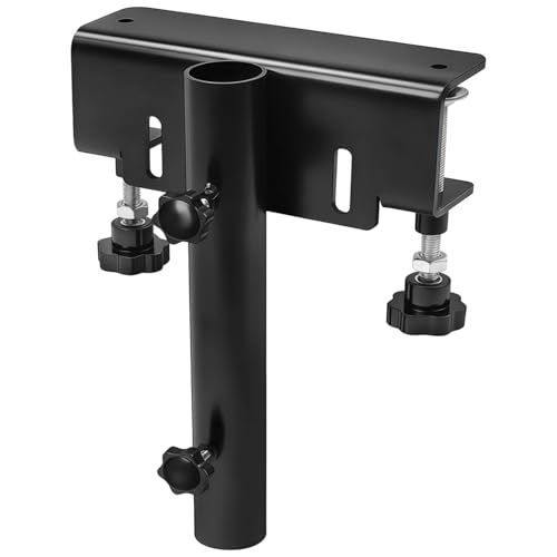 LKW-Fahnenmast-Halterungs-Set, 3,1 cm Fahnenmasthalter, stabile Metallhalterung mit rostbeständiger Beschichtung, einfache Installation ohne Bohren für Pickup-Trucks, inklusive Schrauben und von Kronabelle
