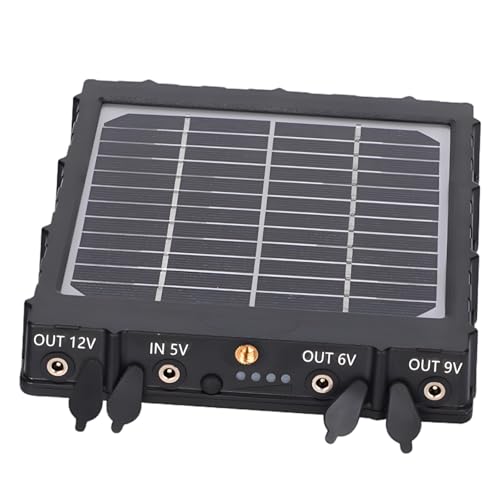 Solarmodul mit 8000 mAh, Solar-Trail-Kamera, Ausgang 12 V, 9 V, 6 V, Material ABS, gute Verwendung im Freien, schnelles Aufladen 5 Stunden, Kompatibilität mit mehreren Geräten Solarmodul mit 8000 mAh, Solar-Trail-Kamera, Ausgang 12 V, 9 V, 6 V, Material ABS, gute Verwendung im Freien, schnelles Aufladen 5 Stunden, Kompatibilität mit mehreren Geräten von Kronabelle