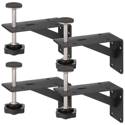 Verstellbare Unterbau-Spülbeckenhalterungs-Set, 4-teiliges Stützset für die Installation in schmalen Schränken, rostfreies Metall mit Schrauben Verstellbare Unterbau-Spülbeckenhalterungs-Set, 4-teiliges Stützset für die Installation in schmalen Schränken, rostfreies Metall mit Schrauben von Kronabelle