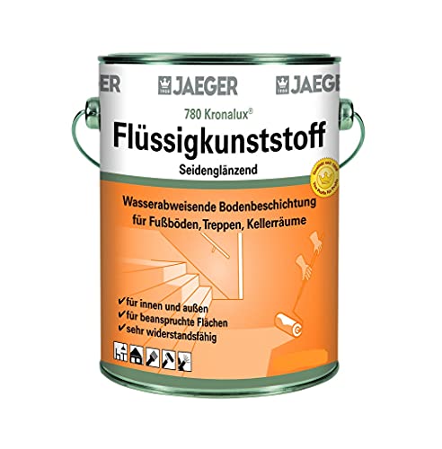 Jaeger Kronalux Flüssigkunststoff 780 steingrau RAL7030 750ml Bodenbeschichtung von Jaeger