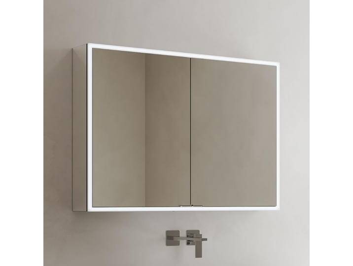 Kronenbach Cube 2.0 Spiegelschrank 100 cm, Aufputz, 2-türig 2338351 von Kronenbach