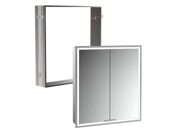 Kronenbach Cube 2.0 Spiegelschrank 60 cm mit Einbaurahmen, 2-türig 2379772 von Kronenbach