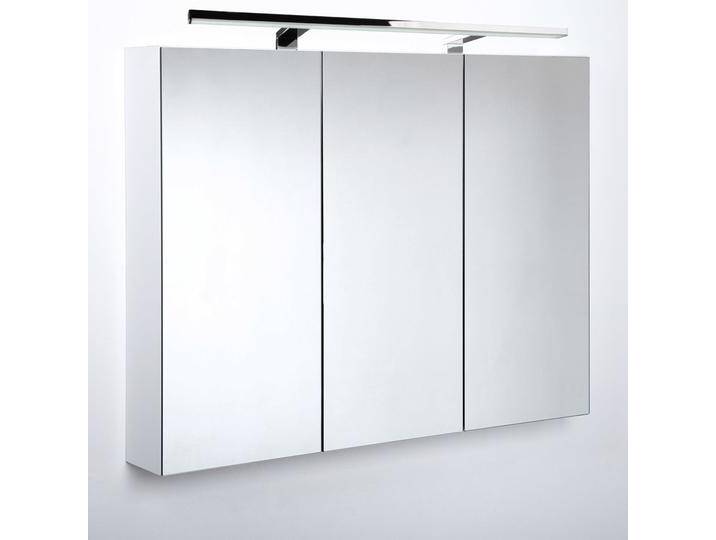Kronenbach Plana 2.0 Spiegelschrank 90 cm mit 3 Türen und LED-Aufsatzleuchte 614953 von Kronenbach