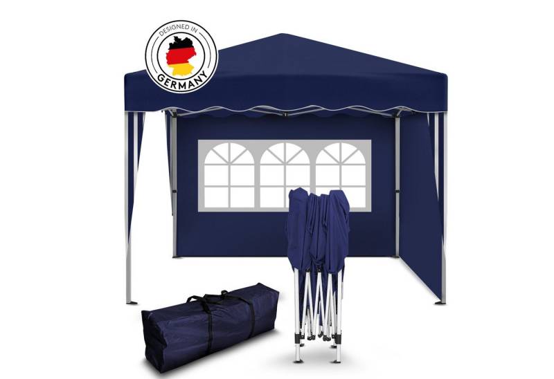 Kronenburg Faltpavillon 3x3 m wasserdicht - Gartenpavillon, Partyzelt stabil, UV-Schutz 50+, mit 2 Seitenteilen, Wetterfester Schutz, Leichter Aufbau, Inklusive Tragetasche & Zubehör Kronenburg Faltpavillon 3x3 m wasserdicht - Gartenpavillon, Partyzelt stabil, UV-Schutz 50+, mit 2 Seitenteilen, Wetterfester Schutz, Leichter Aufbau, Inklusive Tragetasche & Zubehör von Kronenburg