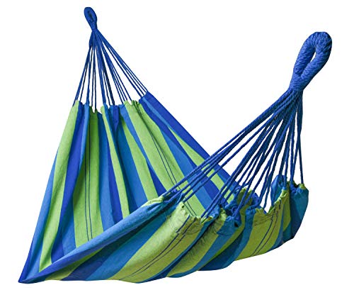 Kronenburg Mehrpersonenhängematte 210 x 150 cm, Belastbarkeit bis 300 kg – Indoor & Outdoor Hängematte Blau/Grün - Farb- und Modellwahl Kronenburg Mehrpersonenhängematte 210 x 150 cm, Belastbarkeit bis 300 kg – Indoor & Outdoor Hängematte Blau/Grün - Farb- und Modellwahl von Kronenburg