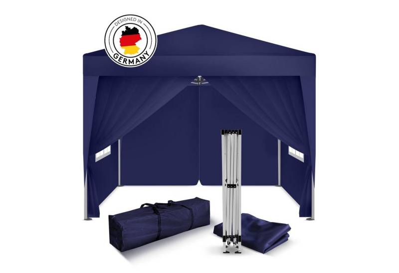 Kronenburg Partyzelt Faltpavillon 2x2 m wasserdicht - Partyzelt stabil, UV-Schutz 50+, mit 4 Seitenteilen, Wetterfester Schutz, Leichter Aufbau, Inklusive Tragetasche & Zubehör Kronenburg Partyzelt Faltpavillon 2x2 m wasserdicht - Partyzelt stabil, UV-Schutz 50+, mit 4 Seitenteilen, Wetterfester Schutz, Leichter Aufbau, Inklusive Tragetasche & Zubehör von Kronenburg