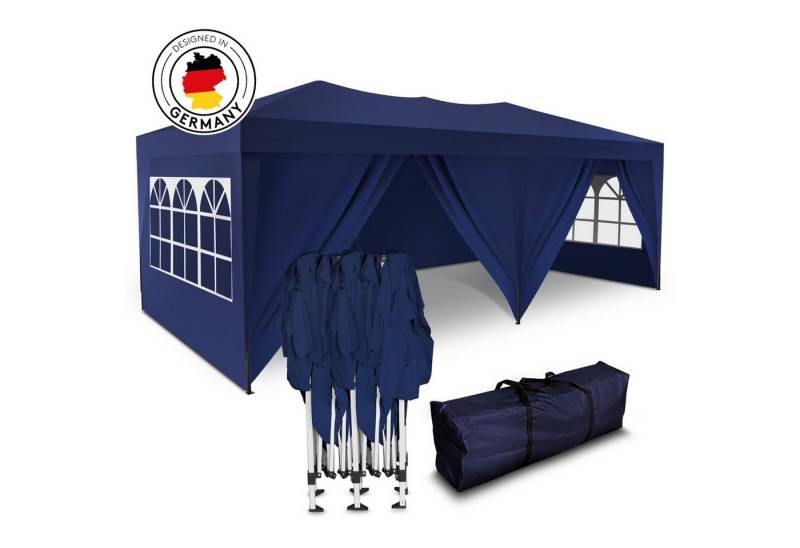 Kronenburg Partyzelt 3x6m wasserdicht - Gartenpavillon, Faltpavillon stabil, UV-Schutz 50+, mit 6 Seitenteilen Kronenburg Partyzelt 3x6m wasserdicht - Gartenpavillon, Faltpavillon stabil, UV-Schutz 50+, mit 6 Seitenteilen von Kronenburg