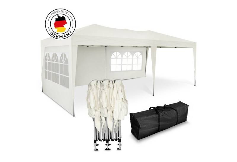 Kronenburg Partyzelt 3x6m wasserdicht - Gartenpavillon, Faltpavillon stabil, UV-Schutz 50+, mit 3 Seitenteilen Kronenburg Partyzelt 3x6m wasserdicht - Gartenpavillon, Faltpavillon stabil, UV-Schutz 50+, mit 3 Seitenteilen von Kronenburg