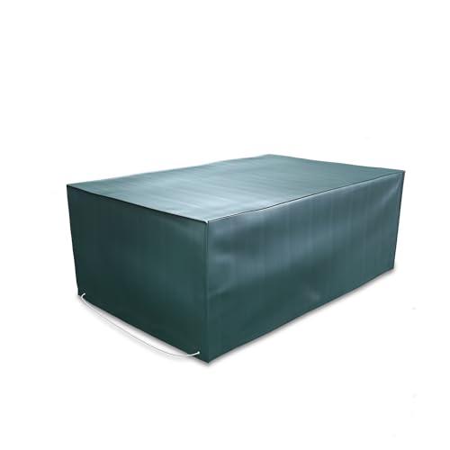 Kronenburg Schutzhülle für Gartenmöbel Winterfest – rechteckig 70x200x160 cm in grün – Schutzhülle wasserdicht für Möbelsets, Sitzgruppen, Sitzgarnituren, Tisch & Stühle von Kronenburg