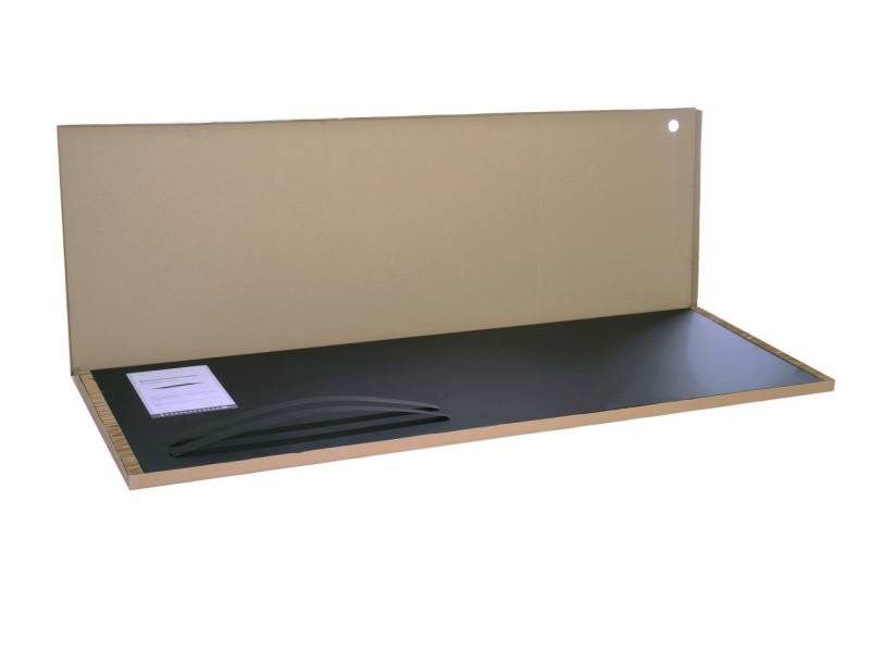 Kronoflooring Arbeitsplatte 246 x 63,5 x 2,8 cm schwarz von Krono Original