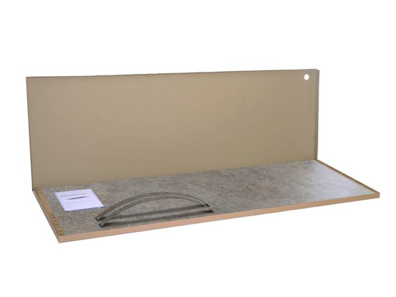 Kronoflooring Arbeitsplatte Grey Albus 186 x 63,5 x 3,8 cm eiche von Krono Original
