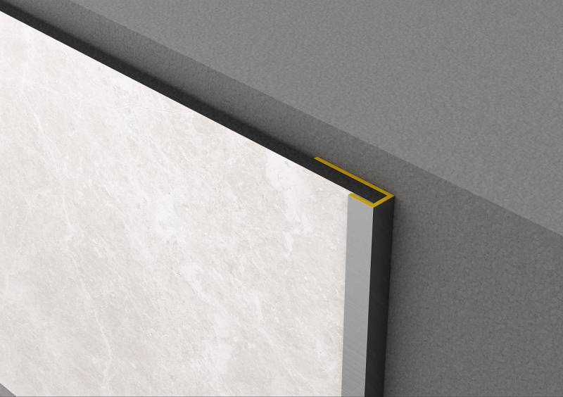 Rock the Wall C-Profil silber 280 x 1,8 x 0,67 cm von Krono Original