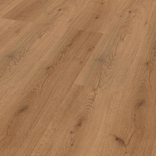 Laminat Boden Trend Eiche Natur 6 mm - KRONOTEX Superior Basic, Landhausdiele, widerstandsfähig, pflegeleicht, einfache Klick-Verbindung, natürliche Holzoptik für stilvolle Räume 193 x 1376 mm Trend Laminat Boden Trend Eiche Natur 6 mm - KRONOTEX Superior Basic, Landhausdiele, widerstandsfähig, pflegeleicht, einfache Klick-Verbindung, natürliche Holzoptik für stilvolle Räume 193 x 1376 mm Trend von Kronotex