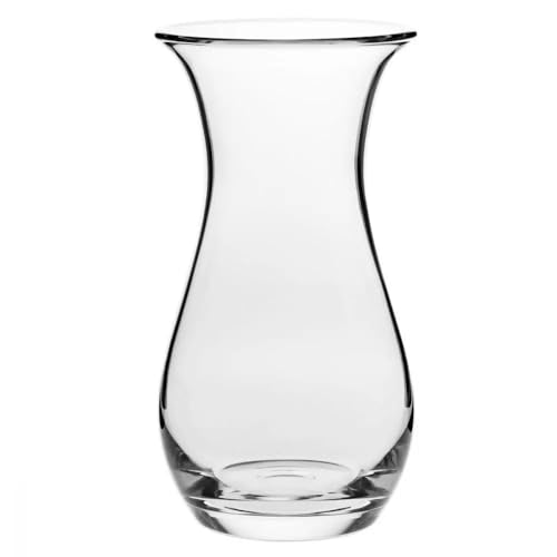 KROSNO Vase Home | 27 cm | Ausgestellte | Handgefertigt | Crystalline Glas | Perfekt für Zuhause und Restaurants | Spülmaschinenfest | Bleifreies Glas | Kratzfest von Krosno