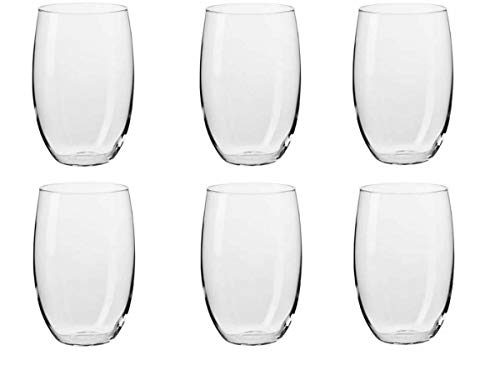 Krosno BLENDED Longdrinkgläser Wassergläser Trinkgläser Set von 6 370 ML von Krosno